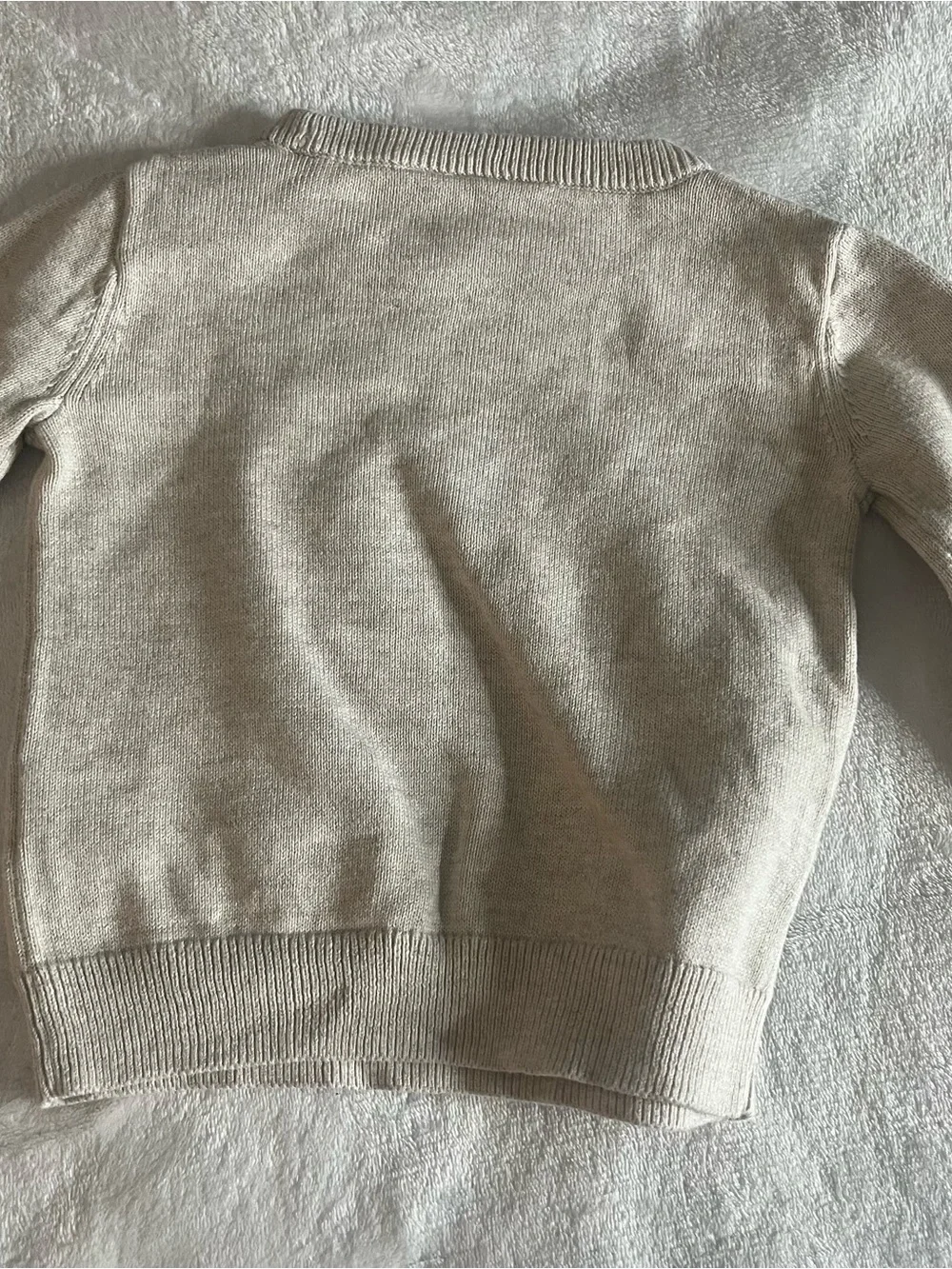 GAP Baby x Disney Knit Crewneck Sweater in Beige Mickey Mouse Sz 12~18M
